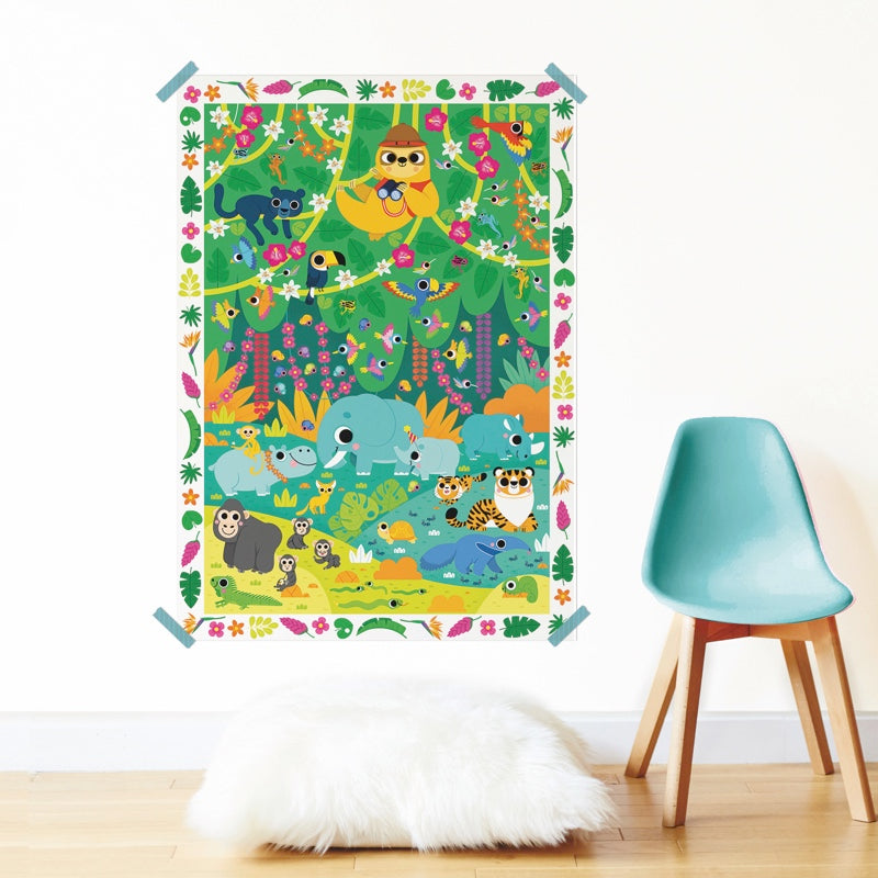 Poster créatif - la jungle