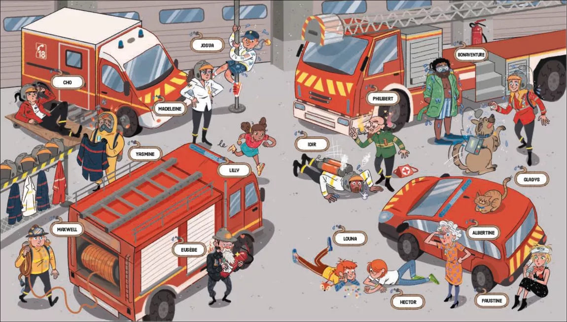 Qui est le coupable ? - Chez les pompiers