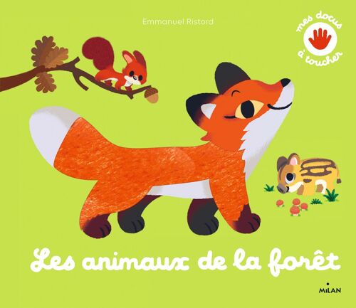 Livre à toucher - Les animaux de la forêt