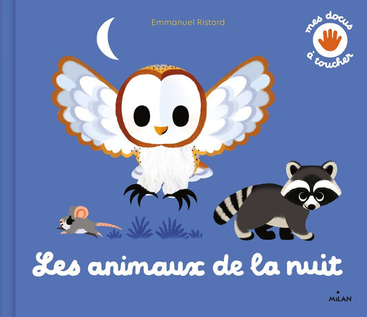 Livre à toucher - Les animaux de la nuit