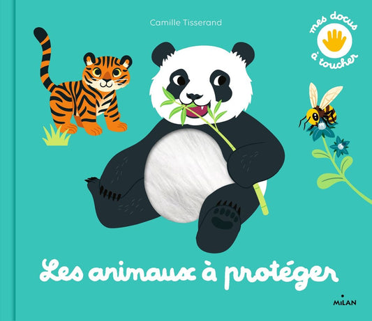 Livre à toucher - Les animaux à protéger