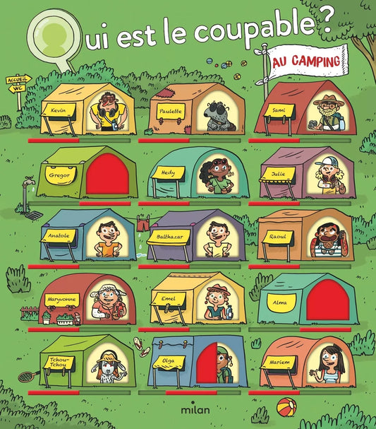 Qui est le coupable ? - Au camping